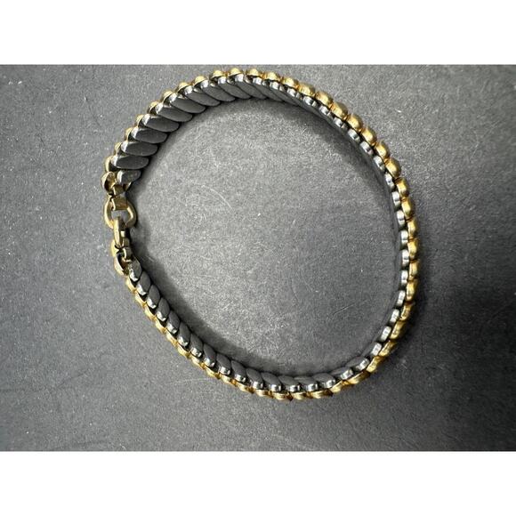 Vintage Gemex USA Ladies Expansion Bracelet Watch Band Yellow Gold Filled 5 1/4" - Picture 4 of 8